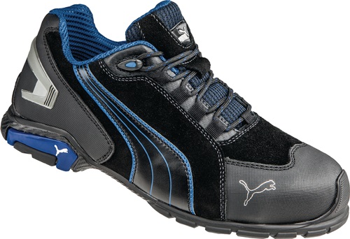Puma Veiligheidsschoen | maat 40 zwart/blauw | S3 SRC EN ISO 20345 | velours | 1 stuk - 64.275.0-40 64.275.0-40