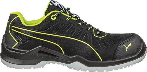 Puma Veiligheidsschoen | maat 46 zwart/groen | S1P SRC ESD EN ISO 20345 | microvezel/mesh | 1 stuk -