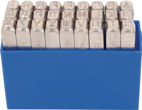 Kukko Slagletterset | 27-delig hoofdletters A-Z | letterhoogte 20 mm in kunststofbox | 1 stuk - 331-020 331-020