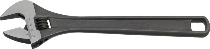 Hazet Verstelbare sleutel | 279-10 | max. 28 mm | lengte 255 mm | met instelschaal - 4000822500