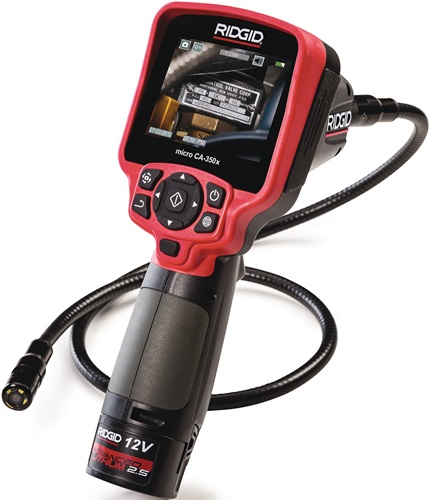 Ridgid Inspectiecamera | 3,5 inch 320 x 240 | 17 mm LED 4 | kabellengte 900 mm | 1 stuk - 63888 63888 afbeelding