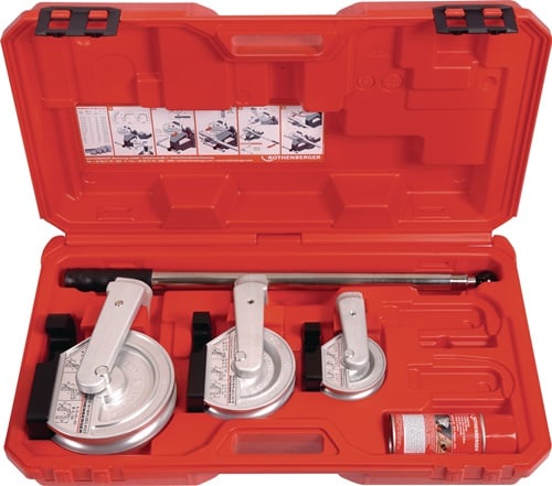 Rothenberger Handbuiger | tot 180 graden C | werkbereik 15-22 mm | 6-delig | 1 stuk - 24505 24505