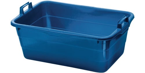 Lockweiler Kuip | L800xB535xH300mm | inhoud 85 l | PE blauw | 1 stuk - 103958026 - 103958026
