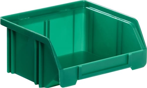 LA-KA-PE Magazijnbak | L85/65xB105xH45 mm | PS groen | 50 stuks - LK5 GRÜN LK5 GRÜN