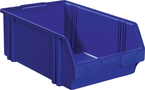 LA-KA-PE Magazijnbak | L500/450xB300xH180 mm | PS blauw | 10 stuks - LK1 BLAU LK1 BLAU