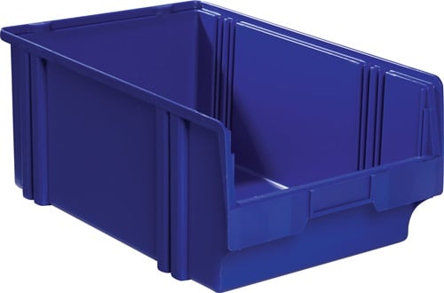 LA-KA-PE Magazijnbak | L500/450xB300xH200 mm | PS blauw | 8 stuks - LK1B BLAU LK1B BLAU