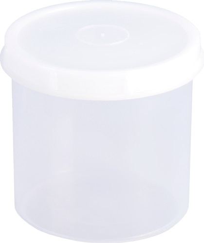 Hunersdorff Pot | 500 ml met schroefdeksel | rond natuur | H100xD104mm | 1 stuk - 915300 915300