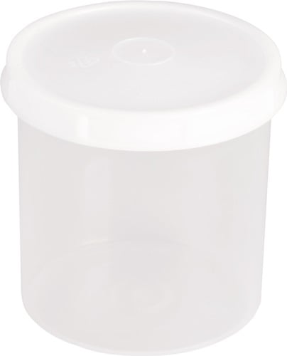Hunersdorff Pot | 1000 ml met schroefdeksel | rond natuur | H126xD125mm | 1 stuk - 915600 915600