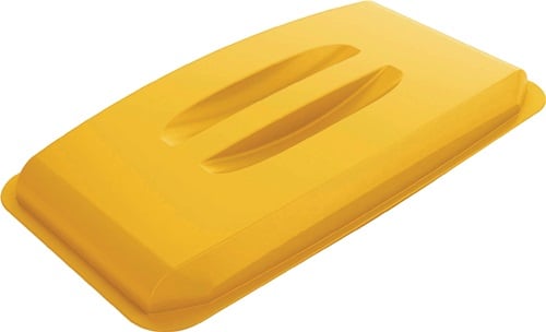 Durable Deksel | PP geel B555xD285 mm | geschikt voor recyclingcontainer 60 l | met greep | 1 stuk - 1800497030 1800497030