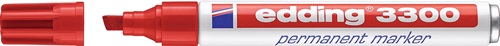 Edding Permanentmarker | rood | streepbreedte 1-5 mm spitse punt | 10 stuks - 4-3300002 4-3300002