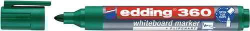 Edding Whiteboardmarker | groen | streepbreedte 1,5-3 mm ronde punt | 10 stuks - 4-360004 4-360004