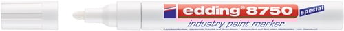 Edding Lakmarker | wit | streepbreedte 2-4 mm ronde punt | 10 stuks - 4-8750049 4-8750049