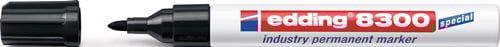 Edding Industriële permanentmarker | rood | streepbreedte 1,5-3 mm ronde punt | 10 stuks - 4-8300002 4-8300002