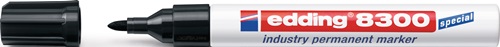 Edding Permanentmarker | zwart | streepbreedte 1,5-3 mm ronde punt | 10 stuks - 4-8300001 4-8300001