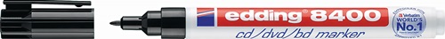 Edding CD/DVD/BD-marker | zwart | streepbreedte 0,5-1 mm ronde punt | 10 stuks - 4-8400001 4-8400001