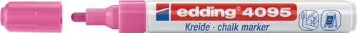 Edding Krijtmarker | neonroze | streepbreedte 2-3 mm ronde punt | 10 stuks - 4-4095069 4-4095069