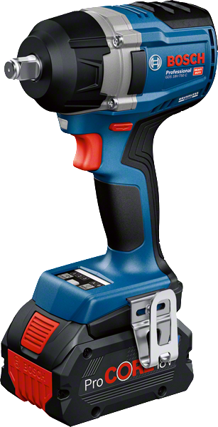 Bosch Blauw GDS 18V-750 C Accu slagmoeraanzetter | Inclusief 2x ProCORE18V 8,0 Ah Accu&apos;s en lader GAL 1880 CV - 06019L9002