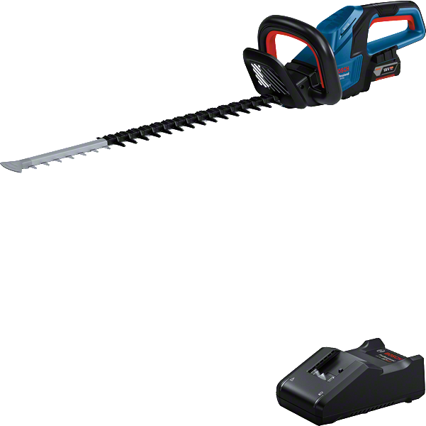 Bosch Blauw GHE 18V-60 Accu heggenschaar 18V | Met GBA 18V 4,0Ah accu + GAL 18V-40 snellader - 06008C9001