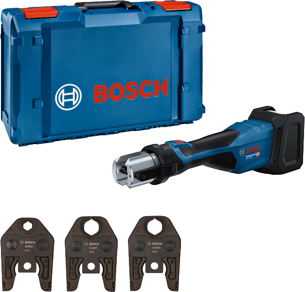 Bosch Blauw GPT 18V-32 Accu Perstang | 3 Persbekken M | In XL-Boxx 06019M2101