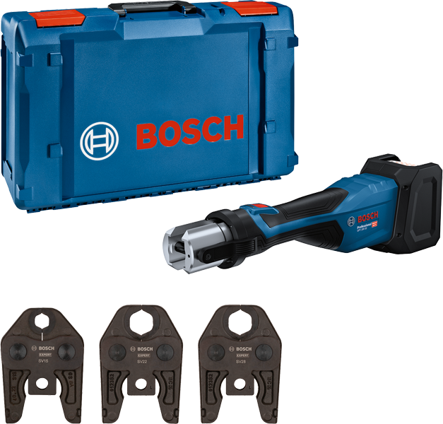 Bosch Blauw GPT 18V-32 Accu Perstang | 3 Persbekken SV | In XL-Boxx 06019M2102