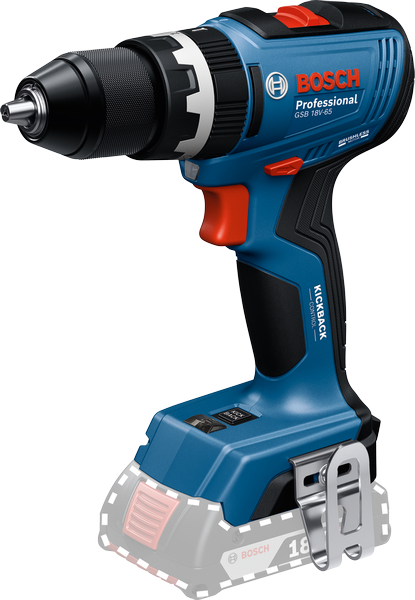 Bosch Blauw GSB 18V-65 Accu klopboorschroevendraaier | Exclusief Accu&apos;s en Lader (Accu en lader niet meegeleverd) - 06019N3301
