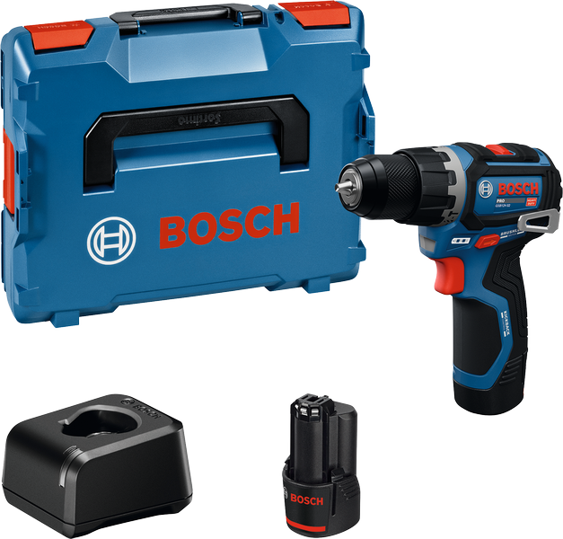 Bosch Blauw GSB 12V-32 Accu klopboorschroefmachine 12V | 2x 2,0Ah accu + GAL 12V-20 lader | In L-Boxx - 06019G9502