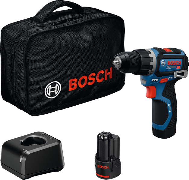 Bosch Blauw GSB 12V-32 Accu klopboorschroefmachine 12V | 2x 2,0Ah accu + GAL 12V-20 lader | In tas - 06019G9503