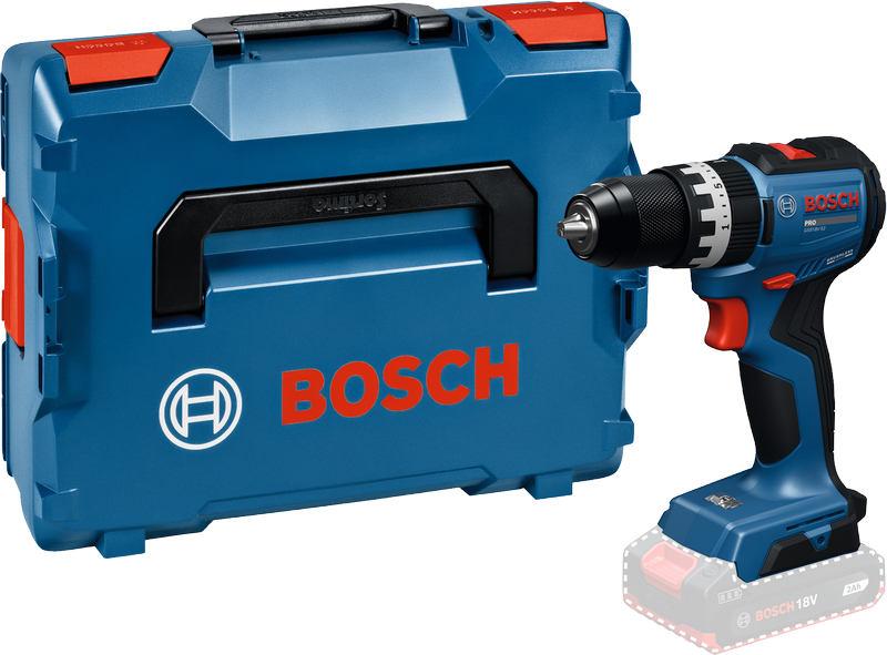 Bosch Blauw GSB18V-52 Accu-klopboorschroevendraaier (zonder accu/lader) in L-boxx - 06019S0121