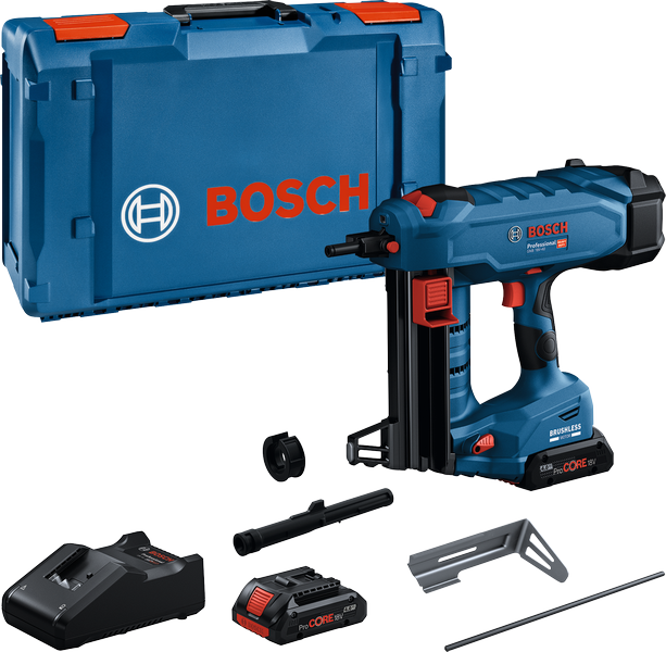 Bosch Blauw Accu Betontacker GNB 18V-40 | Incl. 2x ProCORE18V 4,0 Ah accu + lader GAL 18V-40 - 06019L7005