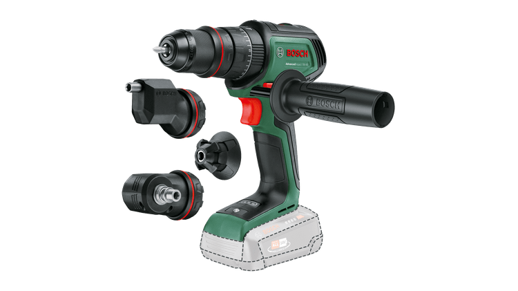 Bosch Groen AdvancedImpact 18V-80 QuickSnap | Accu Klopboormachine | 82 Nm | Incl. accessoires | zonder accu en lader | In doos 06039E2103