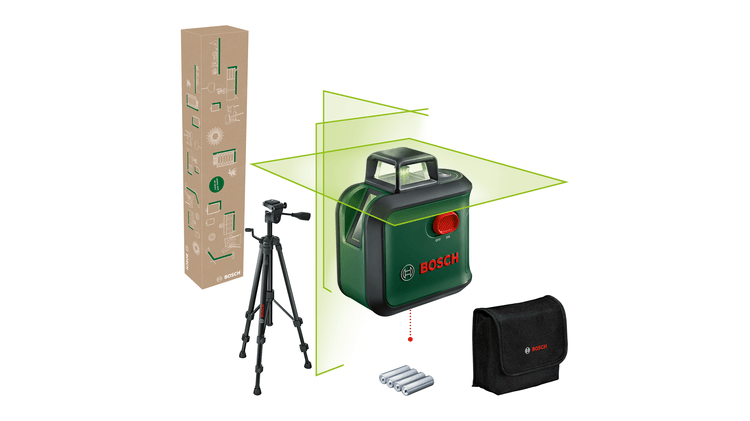 Bosch Groen AdvancedLevel 360°-lijnlaser Set | Inclusief Batterijen & Statief - 0603663BZ1