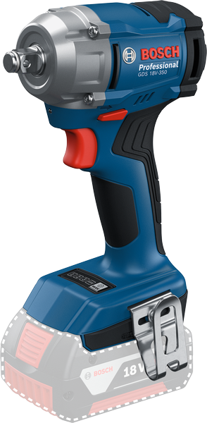 Bosch Blauw GDS 18V-350 Accu slagmoeraanzetter | Exclusief Accu's en Lader - 06019M5020