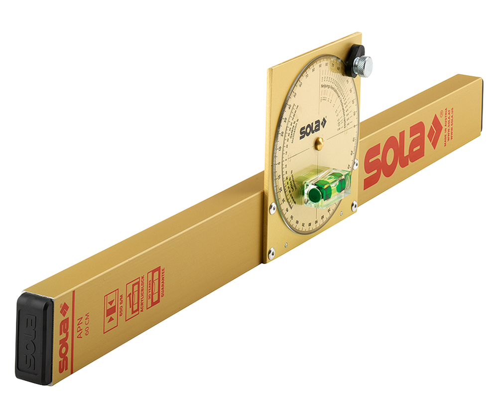 SOLA Hellingwaterpas APN100 100cm 360gr met NP 121 goud en tas - 01480901