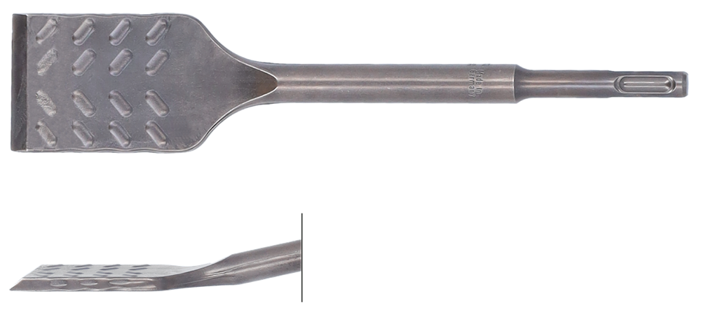 Rotec SDS+ | Tegelbeitel | Gebogen | V-Breaker | 50x250 - 215.0116