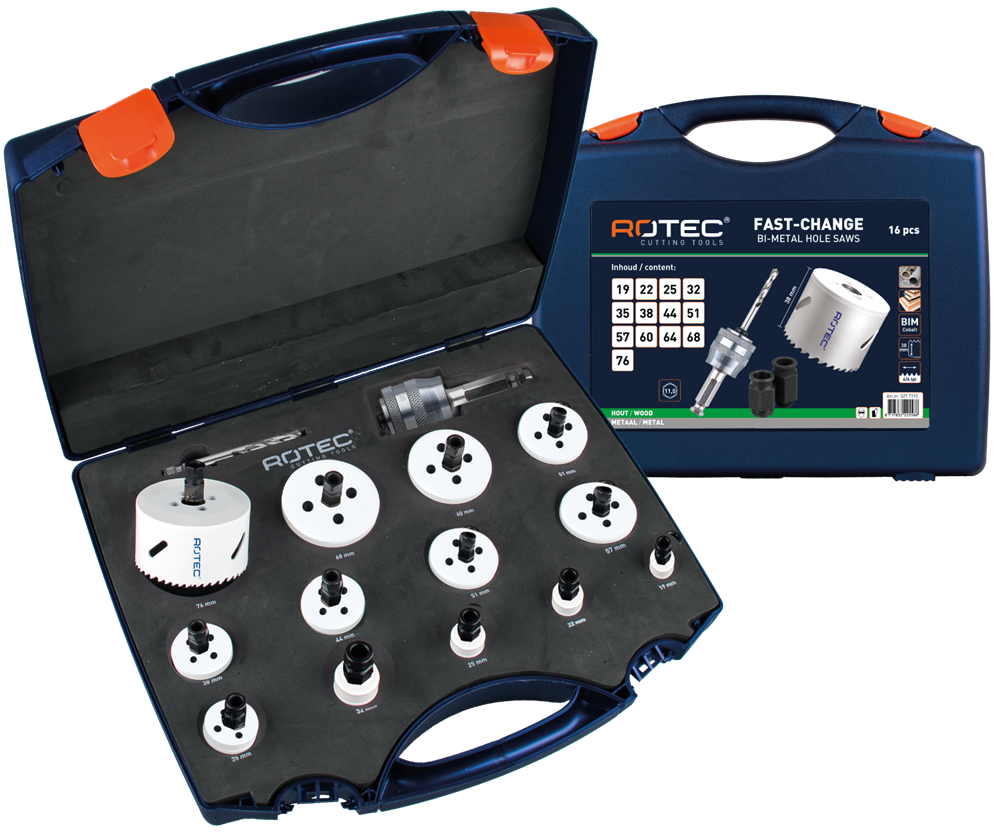 Rotec Gatzagenset Fc '527 - Allround' | 6-Knt 11 | 16-Dlg. - Ø19-76 - 527.7110 afbeelding