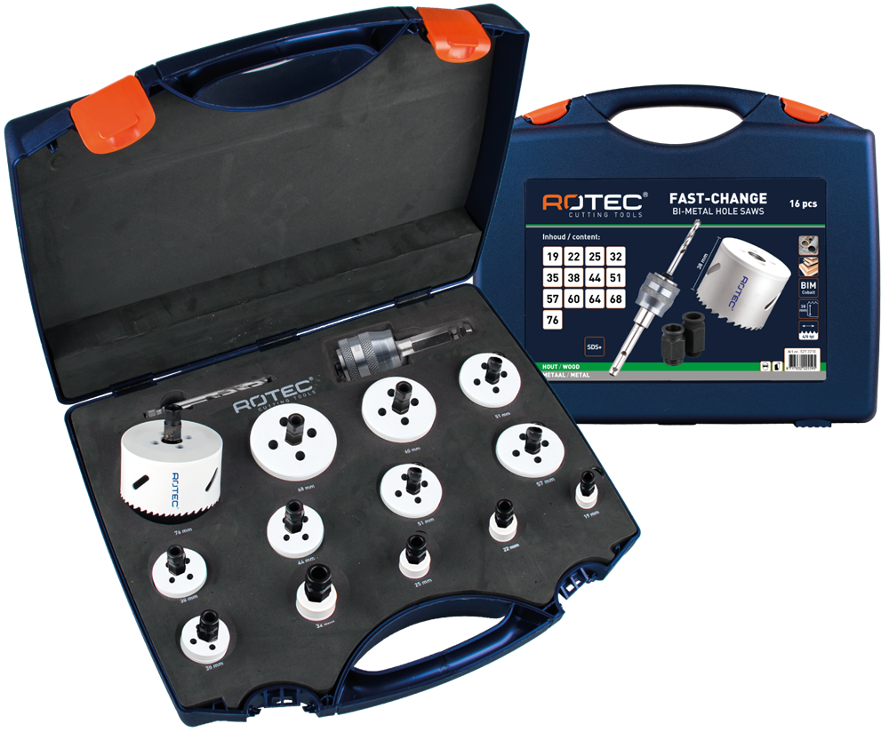 Rotec Gatzagenset Fc '527 - Allround' | Sds-Plus | 16-Dlg. - Ø19-76 - 527.7210