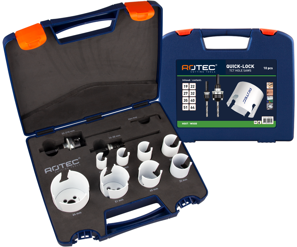 Rotec Gatzagenset QL '528 - Loodgieter' | 6-knt 9 | 10-dlg. | Ø19-64 - 528.4001