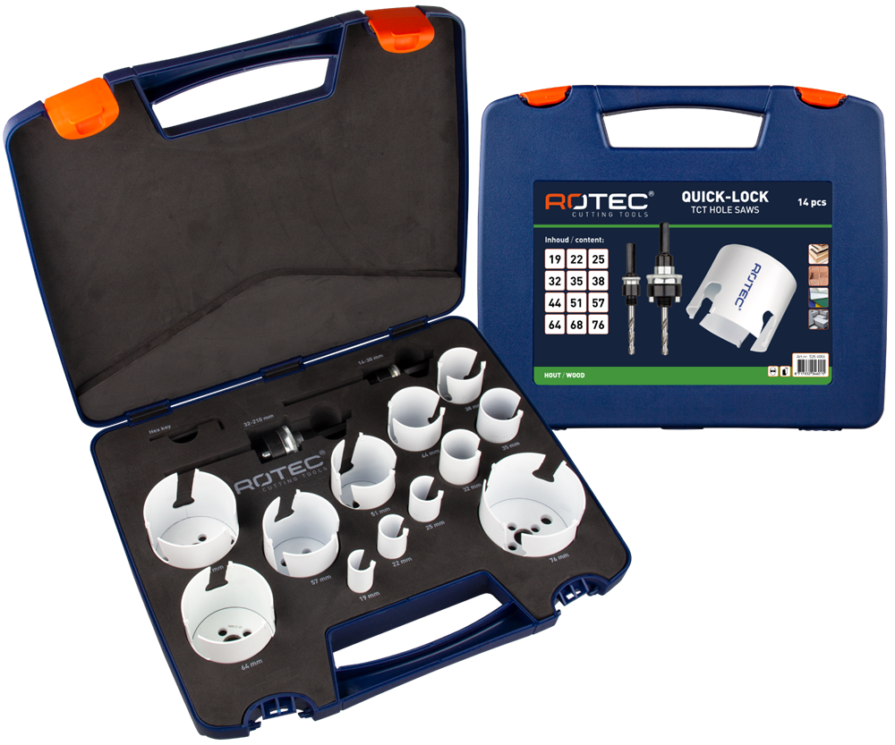 Rotec Gatzagenset QL '528 - Allround' | 6-knt 9 | 14-dlg. | Ø19-76 - 528.4006 afbeelding
