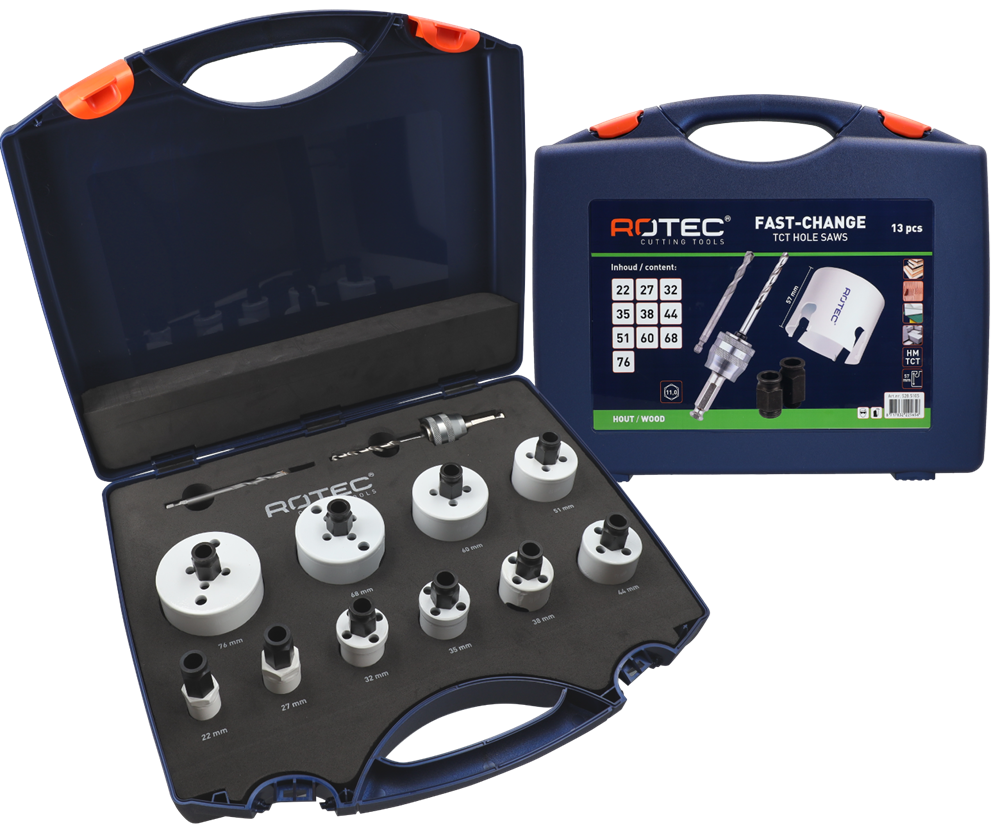 Rotec Gatzagenset FC '528 - Elektricien' | 6-knt 11 | 13-dlg. | Ø22-76 - 528.5105