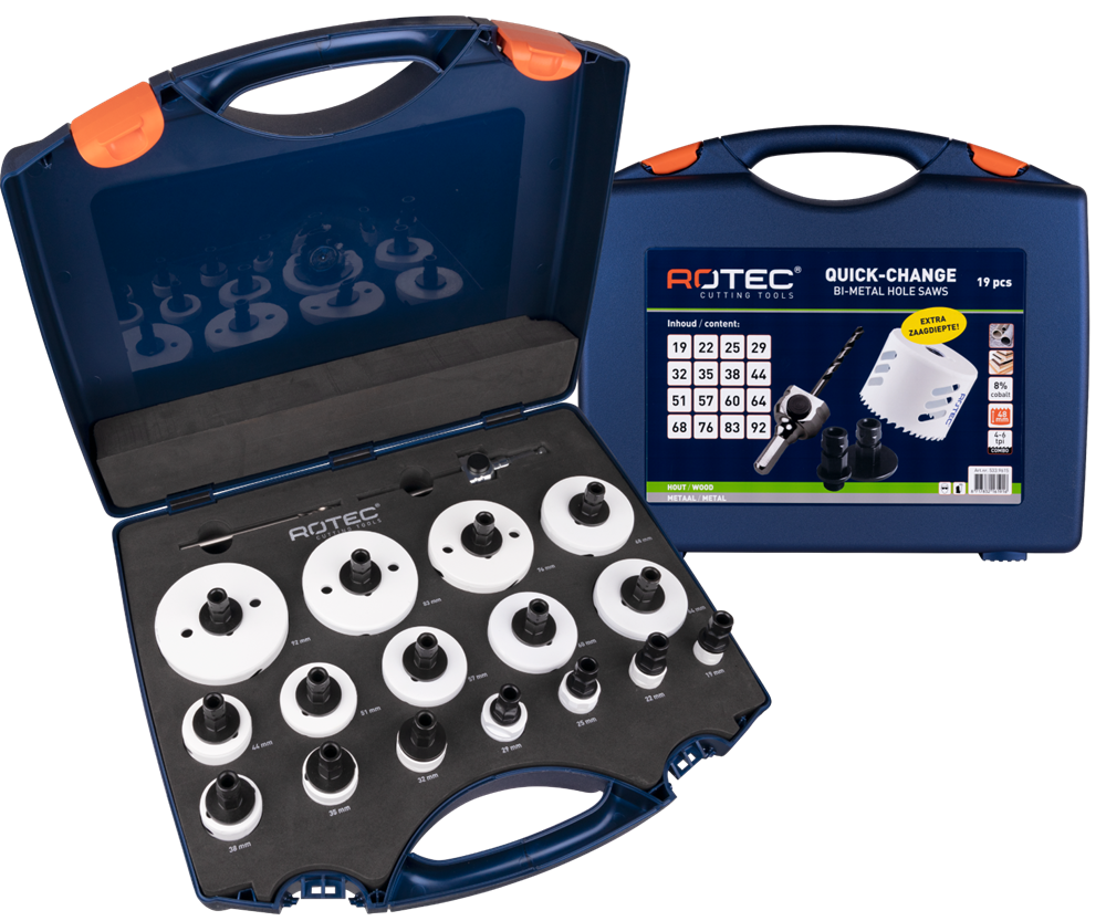 Rotec Gatzagenset Qc '533 - Max' | 6-Knt 11 | 19-Dlg. - Ø19-92 - 533.9615 afbeelding