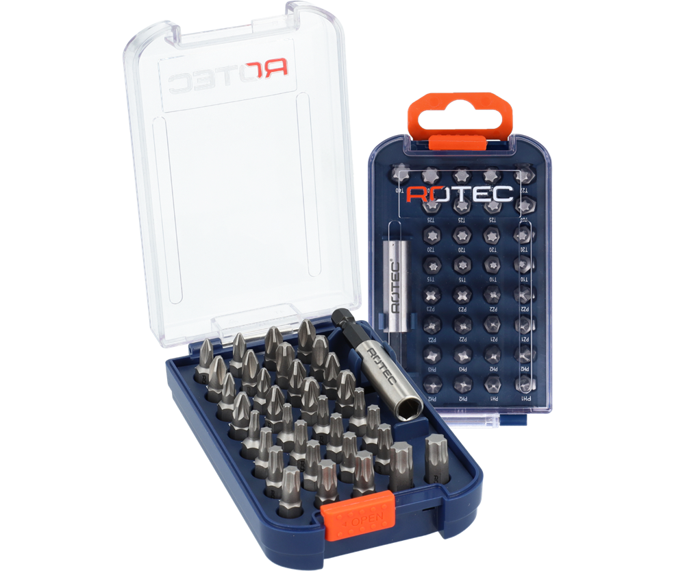 Rotec Bitset | 34-delig | BASIC | PH-PZ-T + Bithouder - 825.0300