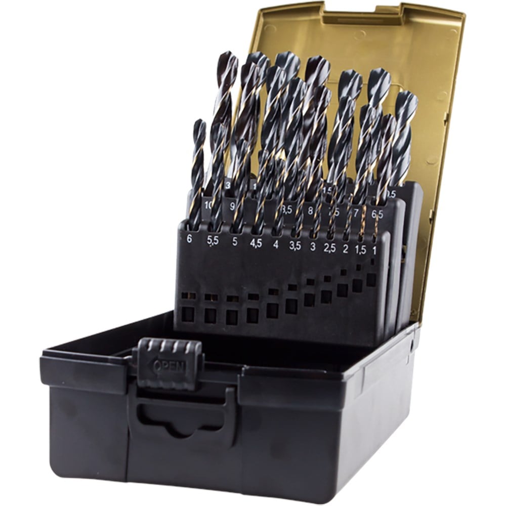Rotec 25 dlg. Cassette Spiraalboren Precise 1,0-13,0x0,5 mm - 9000030