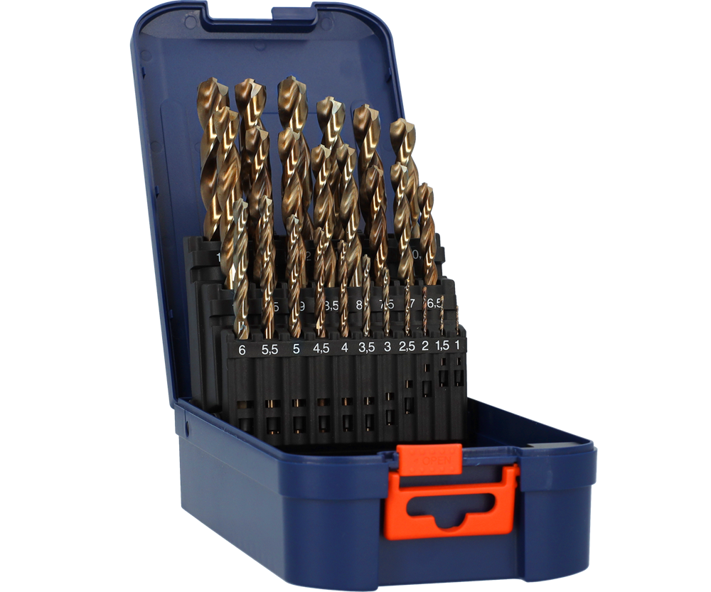Rotec Spiraalborenset | 116 | DIN 338 | TOP-X | 25-dlg | ø1-13 ABS - 900.0065