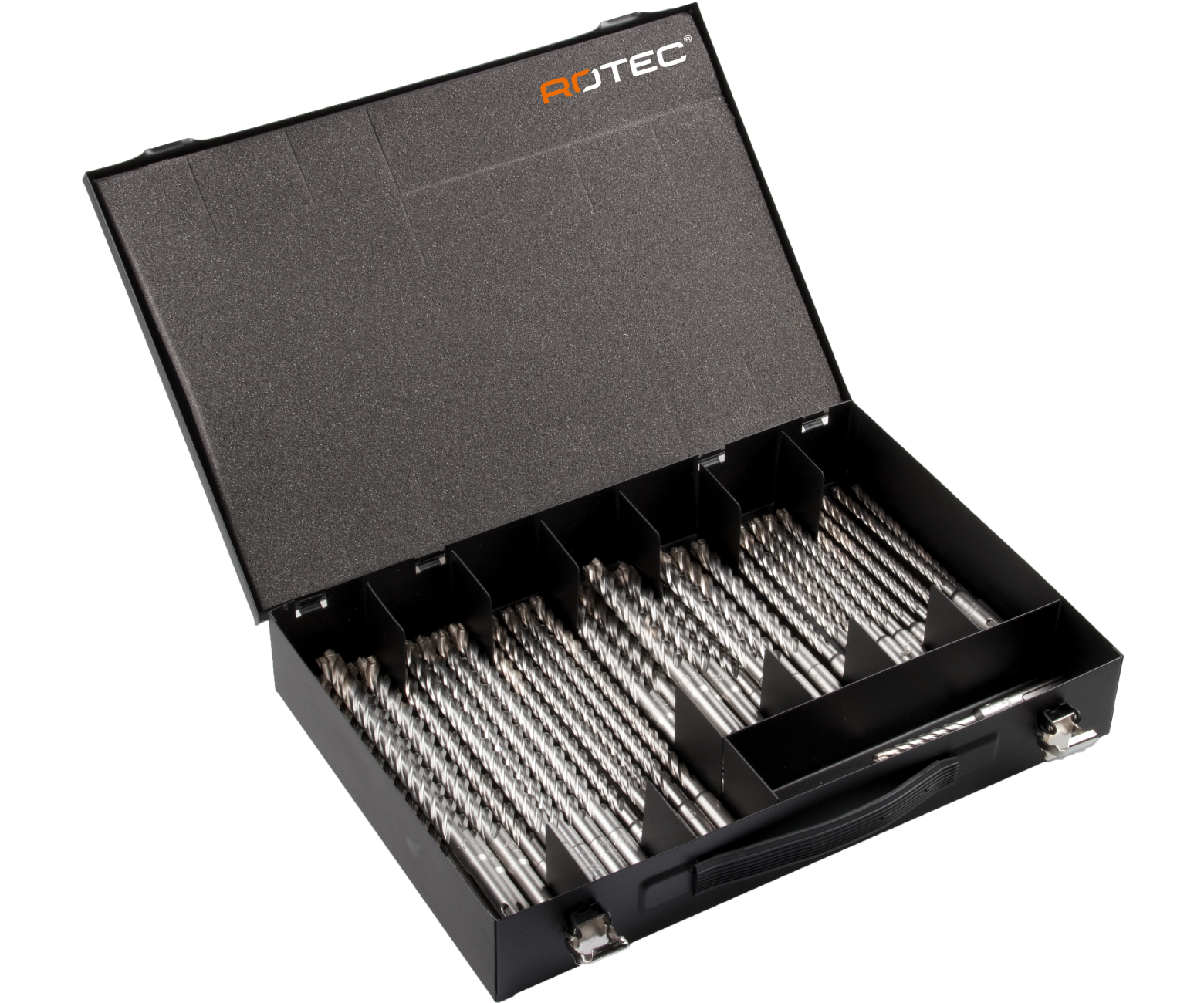Rotec Hamerborenset | SDS-plus | QUATTRO-X | In koffer | 40-dlg. - 900.1016