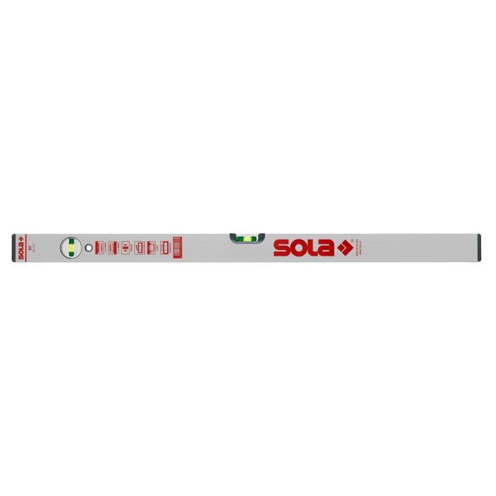 Sola Alu blokwaterpas AV30, 30cm 2 libellen 0,50mm/m zilver - 01110301 - 01110301