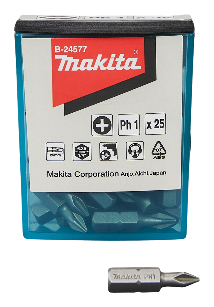 Makita Accessoires Schroefbit PH1x25mm - B-24577 B-24577