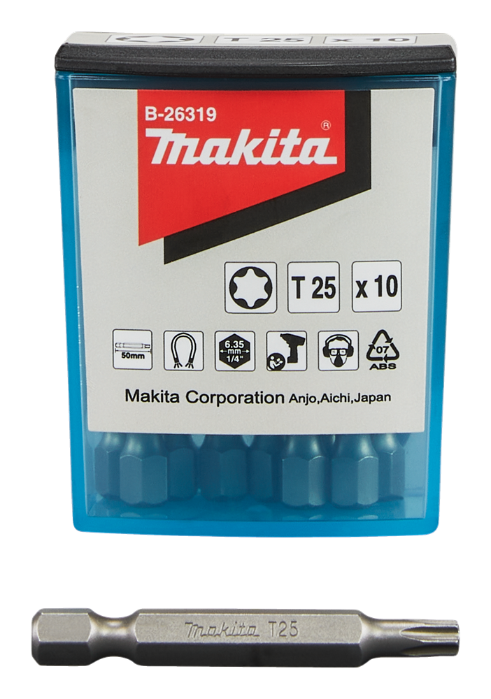 Makita Accessoires Schroefbit T25x50mm - B-26319 - B-26319