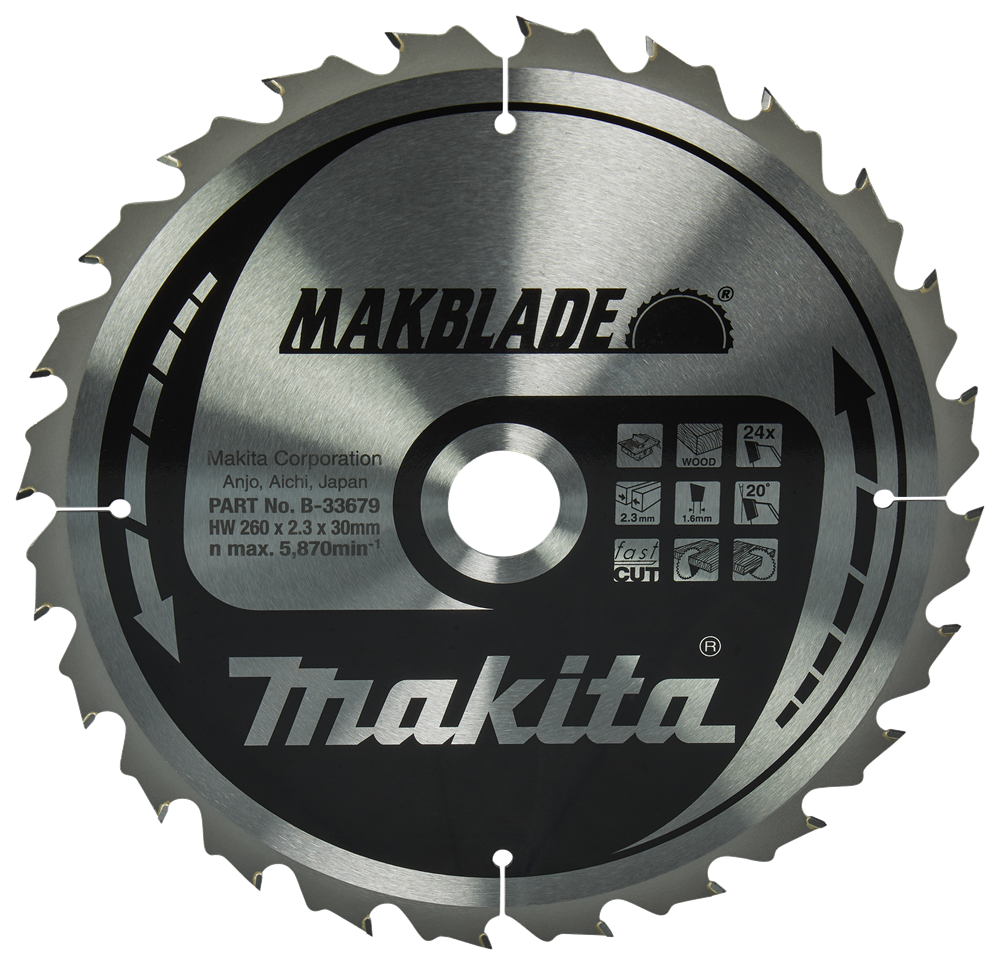 Makita Accessoires Tafelzaagblad Hout - B-33679 - B-33679