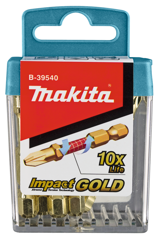 Makita Accessoires Slagschroefbits PZ2x50mm - B-39540 - B-39540