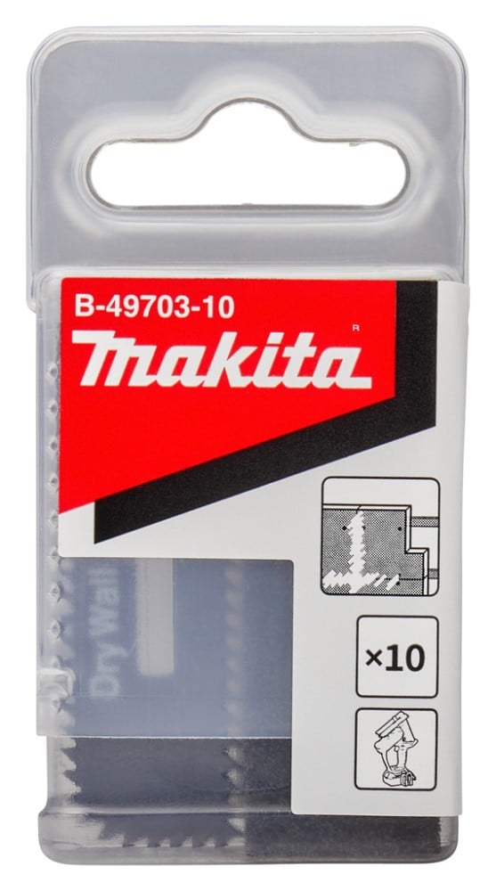 Makita Accessoires Zaagblad gips | 55X18X0,55mm | 10 stuks - B-49703-10 - B-49703-10